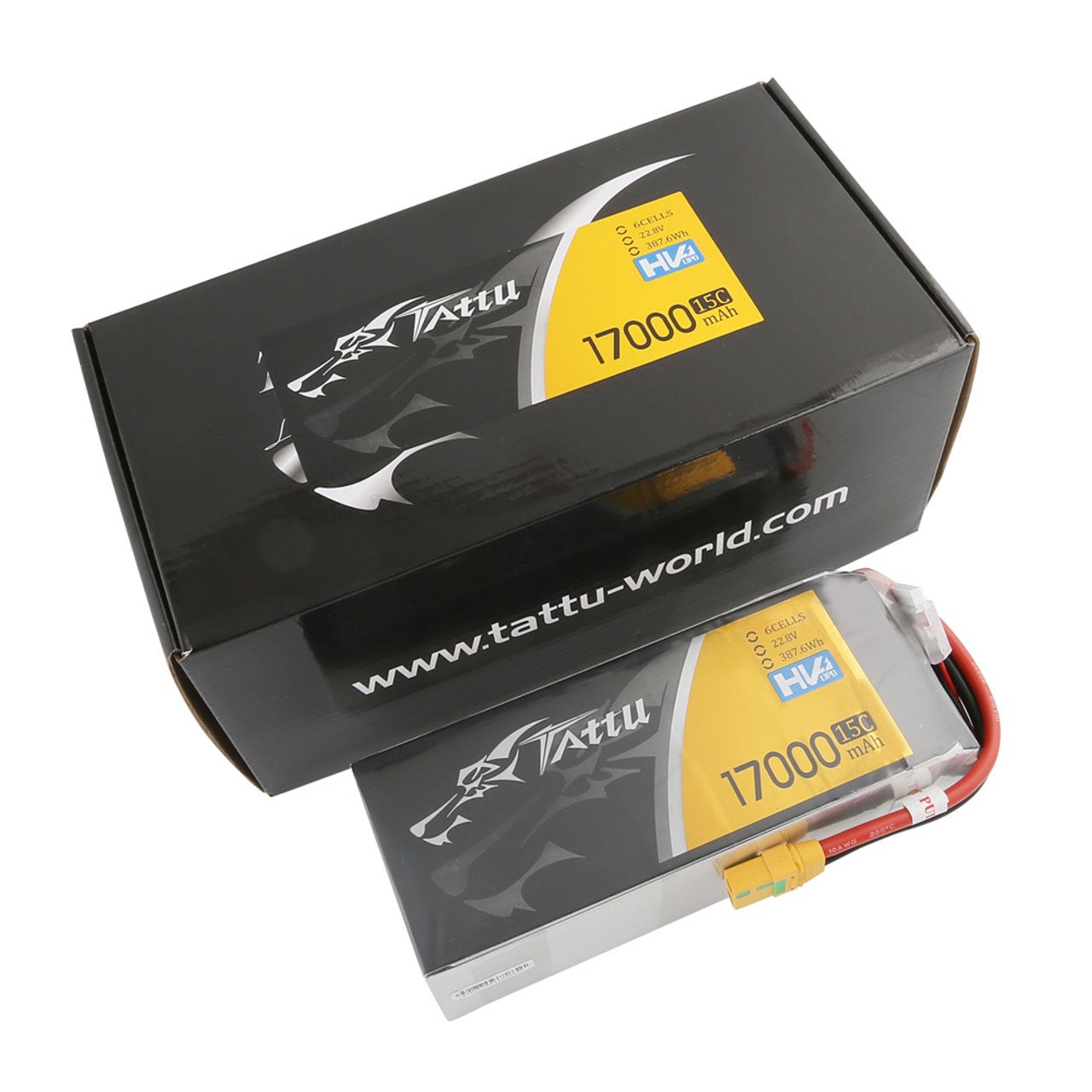 Tattu 17AH-HV 6S LiPo Battery with XT-90