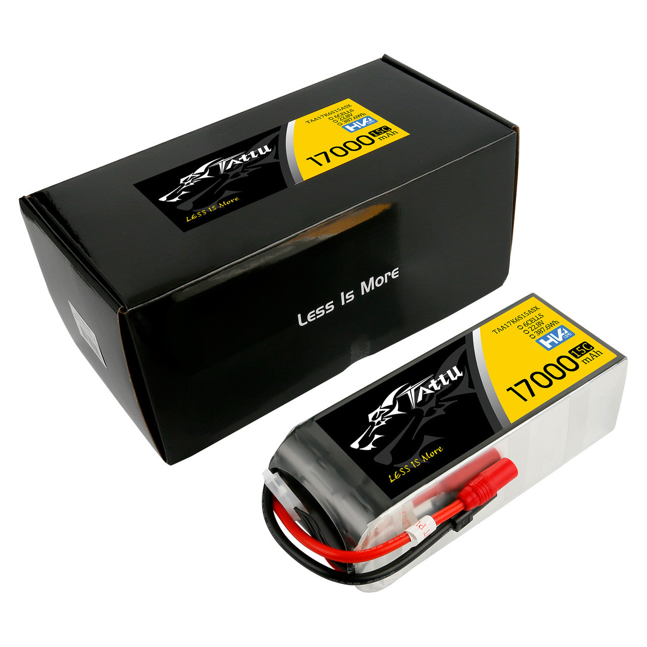 Tattu 17AH-HV 6S LiPo Battery with AS150+XT150