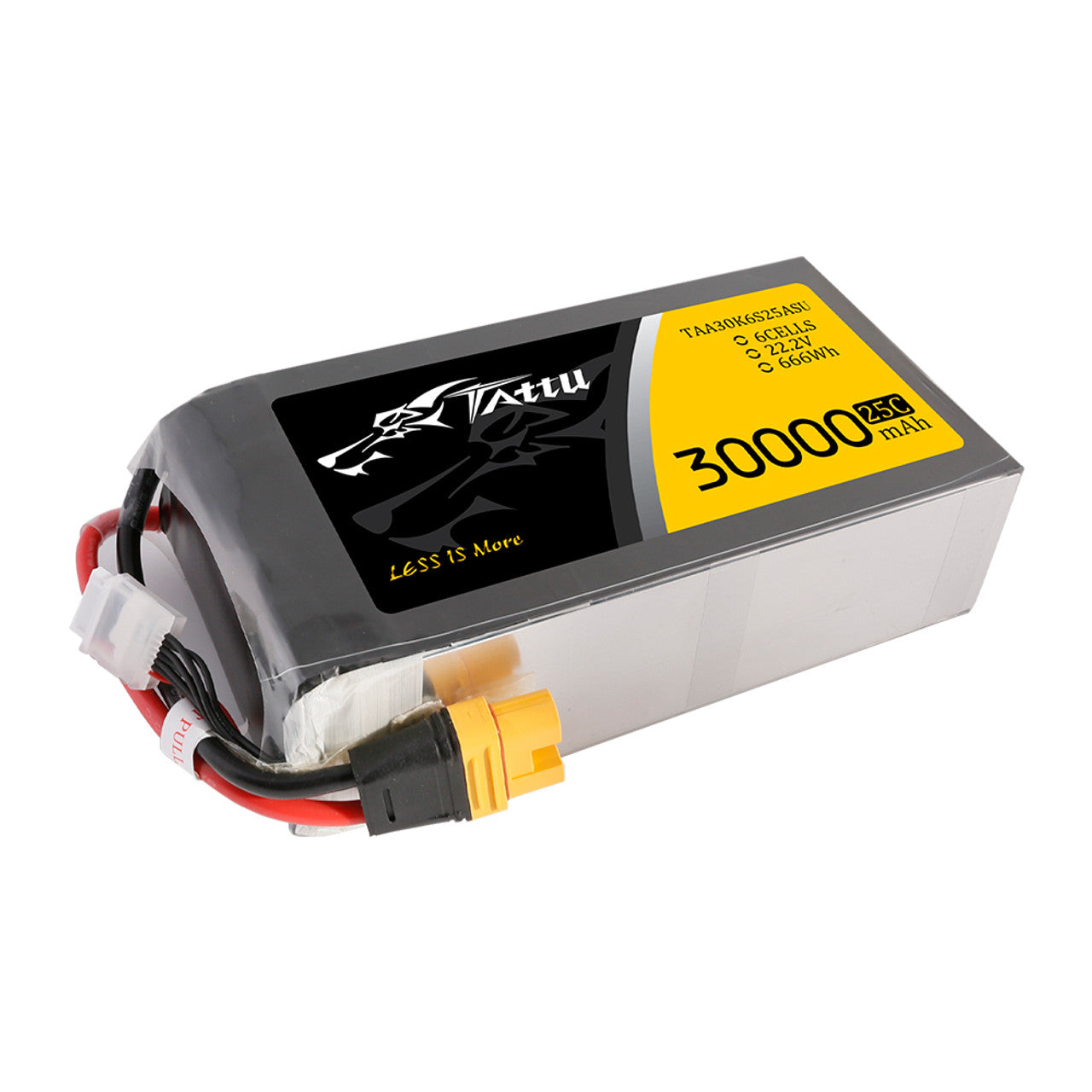 Tattu 30AH 6S Lipo Battery Pack With AS150U-F Plug