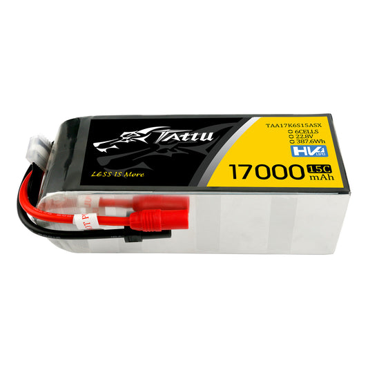 Tattu 17AH-HV 6S LiPo Battery with AS150+XT150