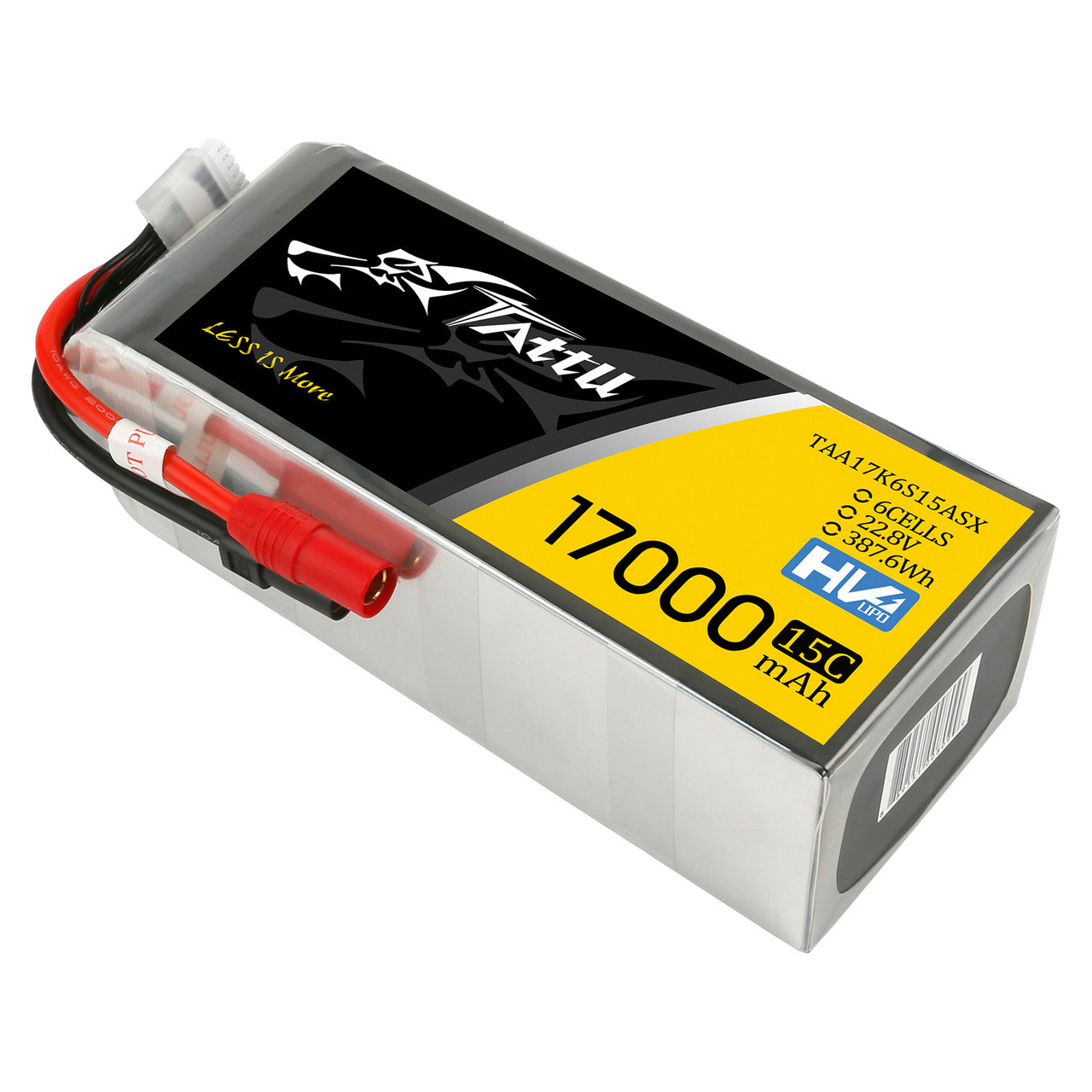 Tattu 17AH-HV 6S LiPo Battery with AS150+XT150