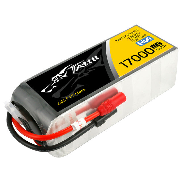 Tattu 17AH-HV 6S LiPo Battery with AS150+XT150