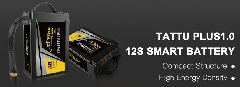 Banner for the Tattu Plus 1.0 Compact line of batteries