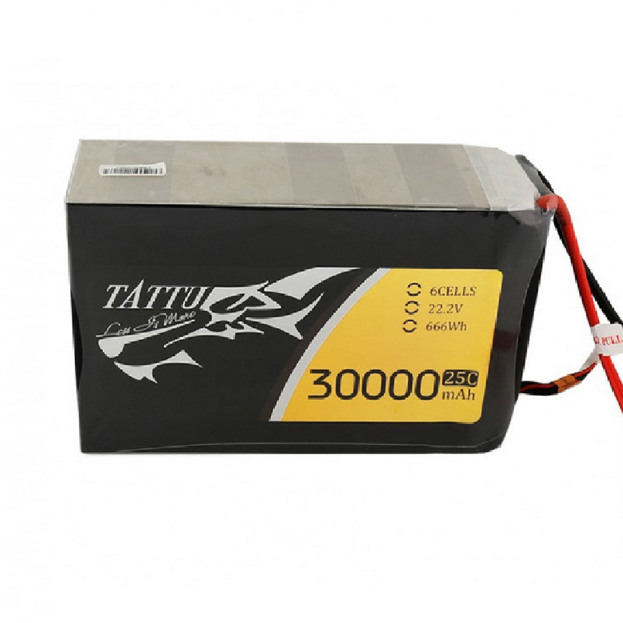 Tattu 30AH 6S 22.2V 25C Lipo Battery Pack With AS150+XT150 Plug