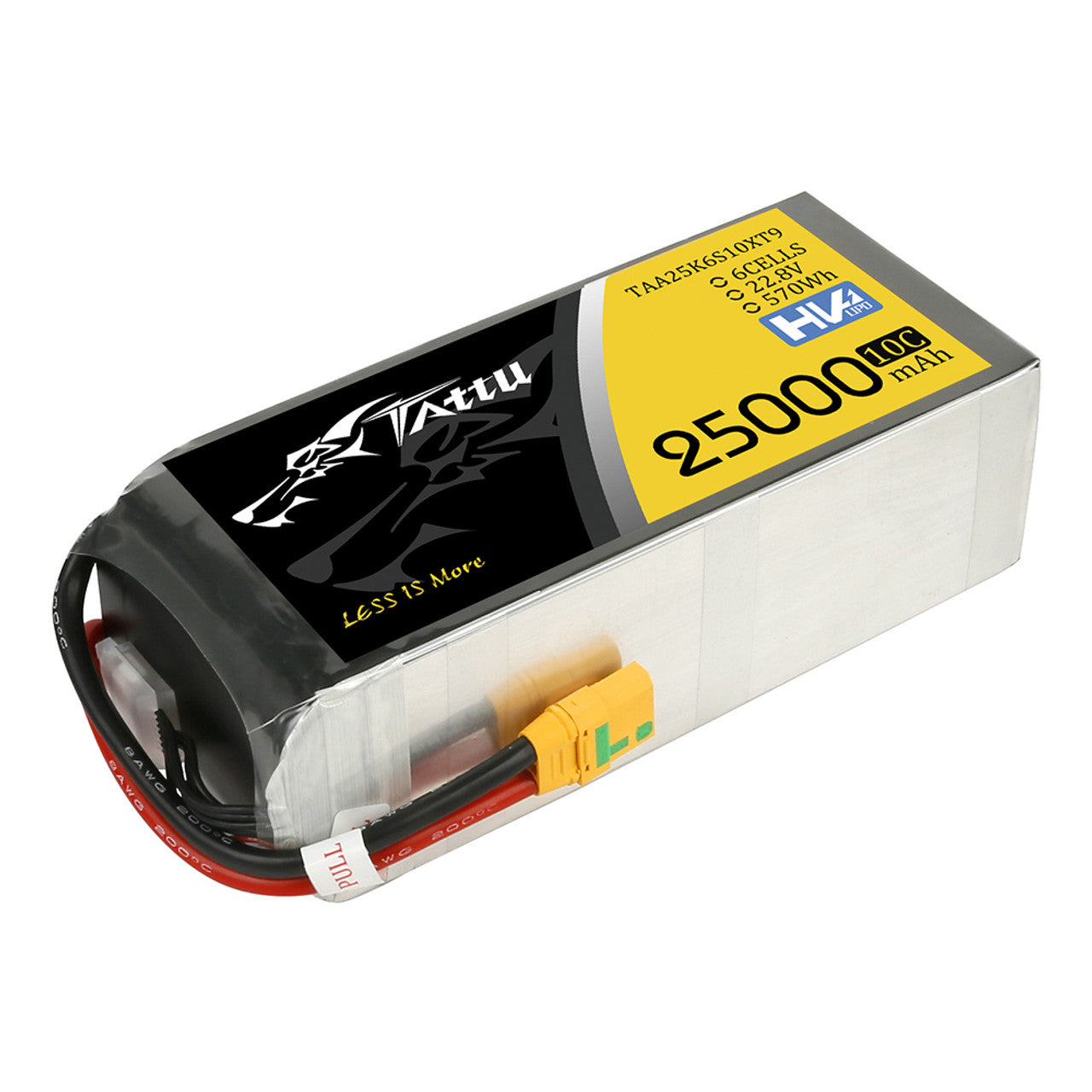 Tattu 25AH-HV 6S LiPo Battery with XT-90