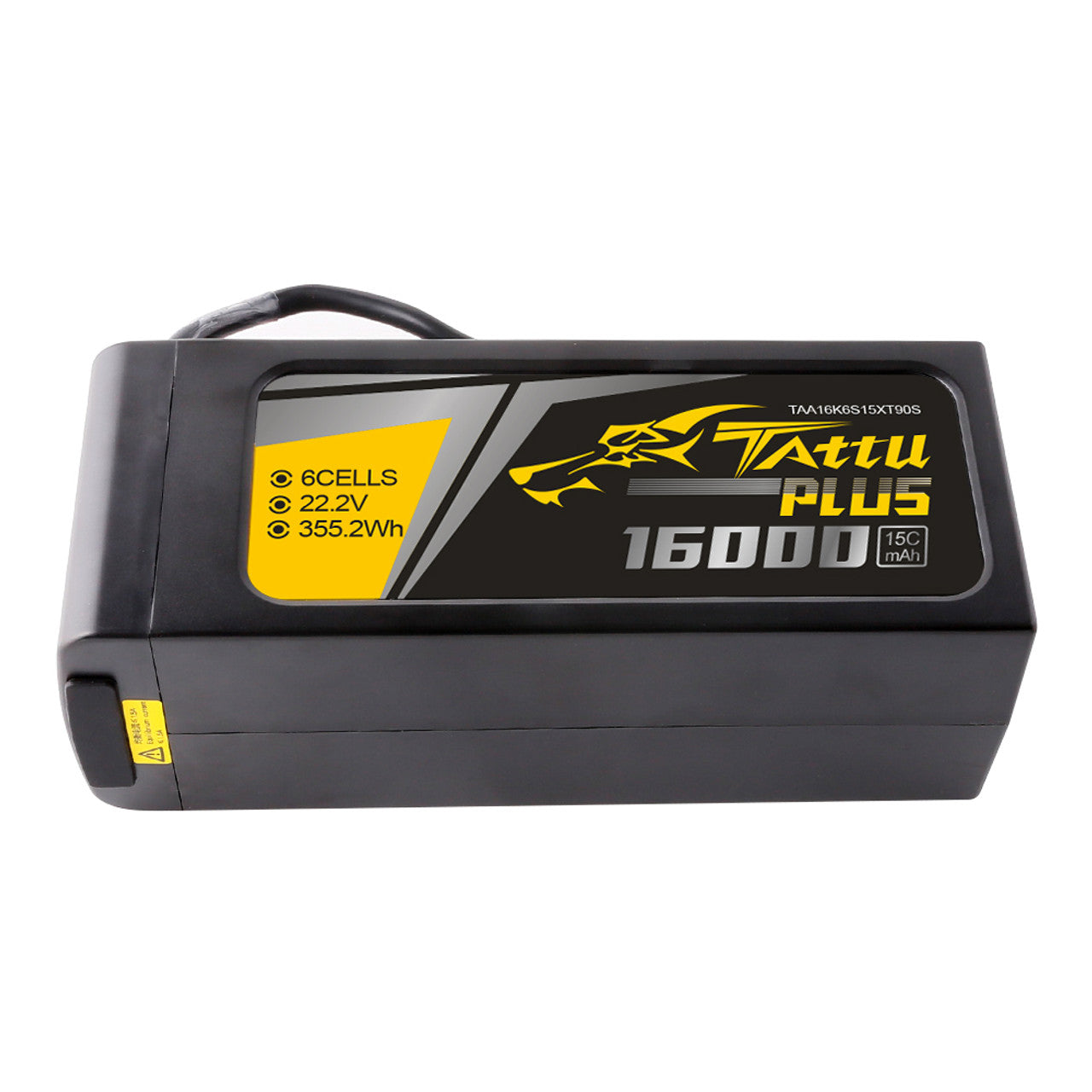 Tattu 16AH 6S LiPo Battery with XT-90