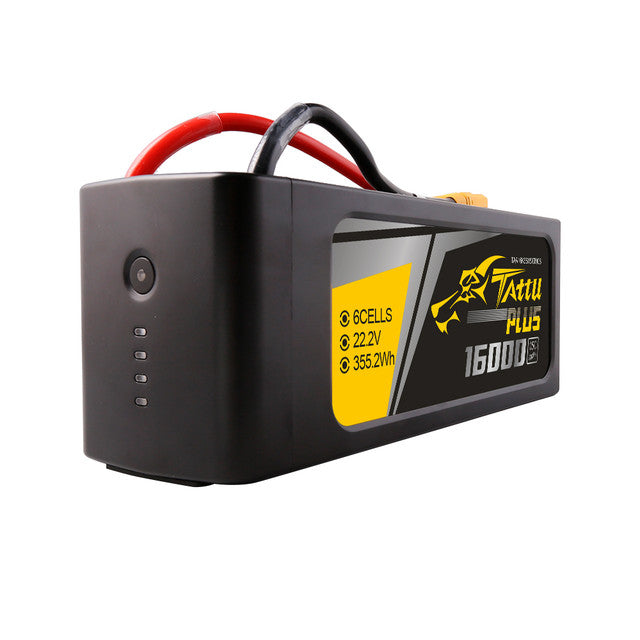 Tattu 16AH 6S LiPo Battery with XT-90